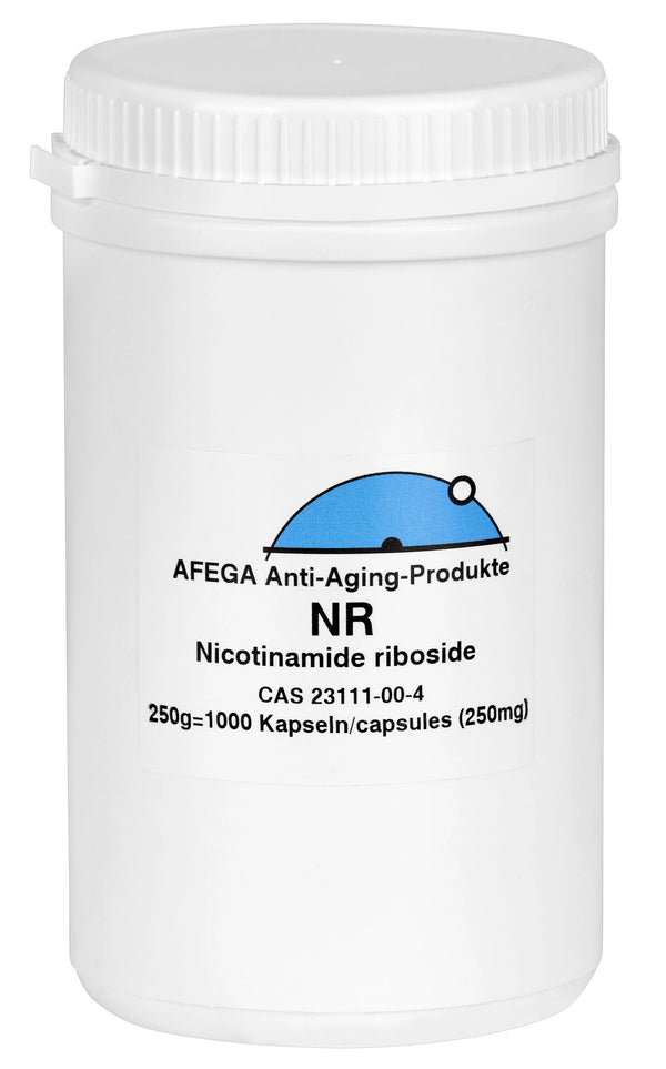 250 g de pó NR (Nicotinamida Ribosida) - 1000 Cápsulas a 250 mg