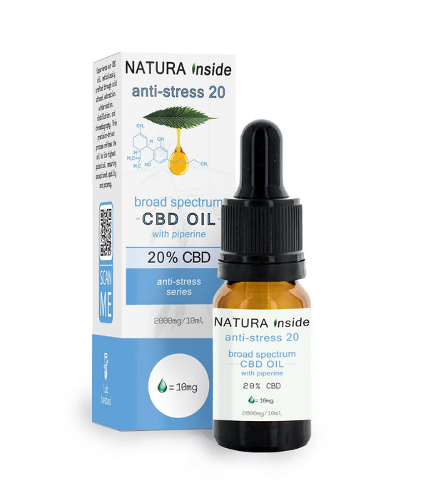 CBD-Öl 20% CBD mit Piperin Anti-Stress-Serie, 10 ml