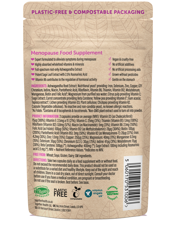 Together Health - Nahrungsergänzungsmittel für die Wechseljahre — Vitamine und Kräuter