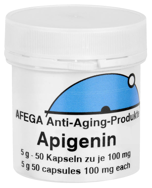 Apigenina (o ingrediente ativo da camomila): Prevenção em vez de reparação – 50 cápsulas de 100 mg cada