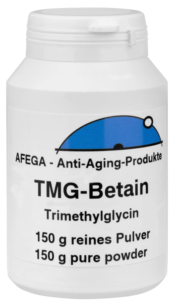 150 g Trimethylglycin Pulver (Betain Pulver) - vorsorglich zu nehmen; wenn Sie NMN nehmen (TROCKEN LAGERN !)