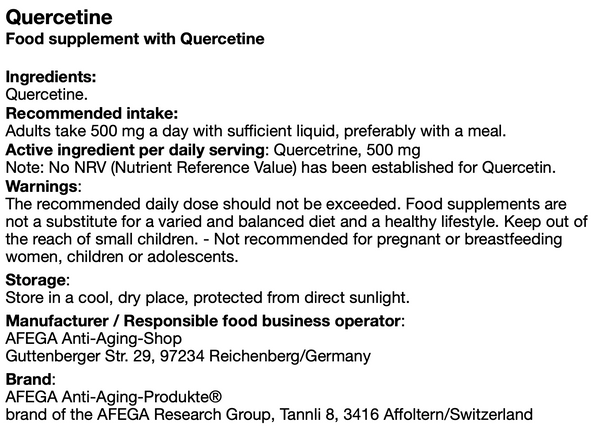 250 g di quercetina in polvere