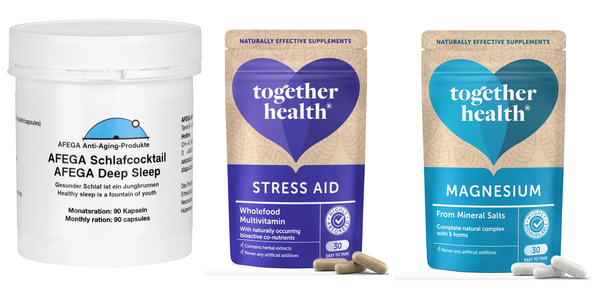 AFEGA® Schlaf & innere Ruhe – PLUS-Bundle (Monatspaket)