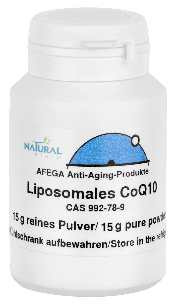 Liposomales Coenzym AFEGA® Q10-Pulver - 15 g reines Pulver (Unschlagbares Preis-Wirkungs-Verhältnis)