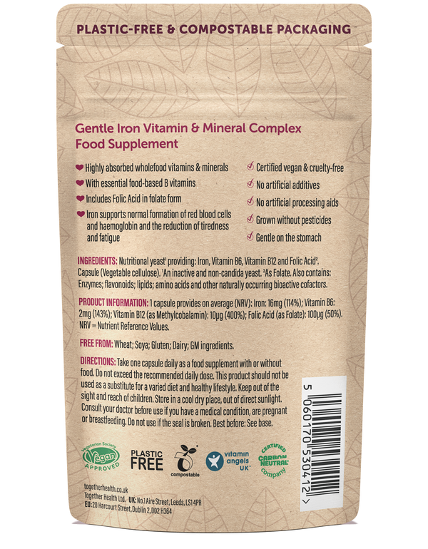 Together Health - Gentle Iron — Eisenpräparat — 30 Kapseln