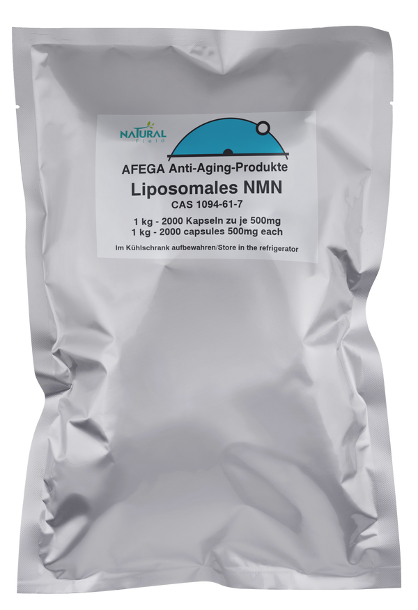 1 kg liposomales NMN-Pulver (Nicotinamid Mononukleotid) - 2000 Kapseln zu je 500 mg