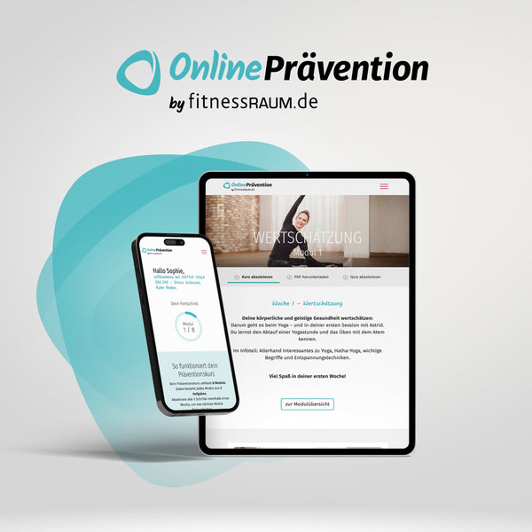 HATHA YOGA - Stress loslassen, Ruhe finden: 8-Wochen Online-Präventionskurs – bis zu 100% erstattbar + 6 Monate Gratiszugang fitnessRAUM.de
