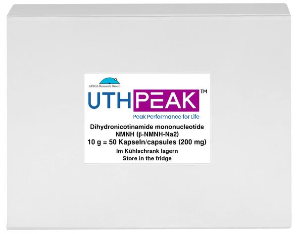 Wirksame(re) Alternative zu NMN: UthPeak®/AFEGA® (NMNH; anstelle von NMN) - 50 Kapseln zu je 200 mg