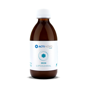 ActiNovo liposomales Eisen in brauner Flasche