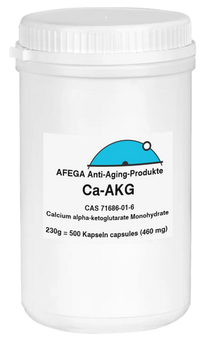 AFEGA Ca-AKG Kapseln (500 Stück), 230g in weisser Dose