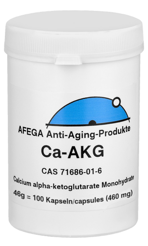 AFEGA Ca-AKG Kapseln (100 Stück), 46g in weisser Dose