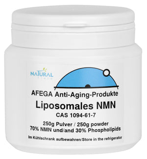 AFEGA liposomales NMN (250g Pulver), in weisser Dose