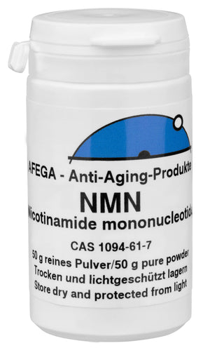 AFEGA NMN Pulver (50g), in weisser Dose