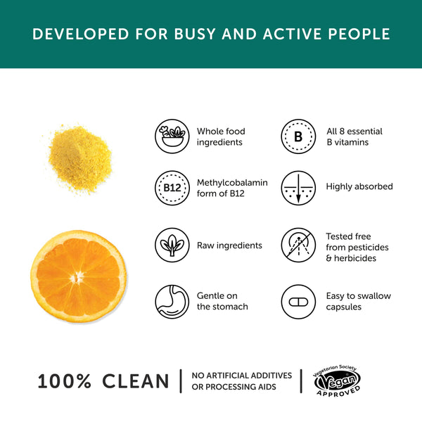 Together Health - Vitamin B-Komplex — Veganes Nahrungsergänzungsmittel — 30 Kapseln