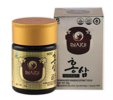 Koreanischer roter Ginseng (50g), im schwarzen Glas