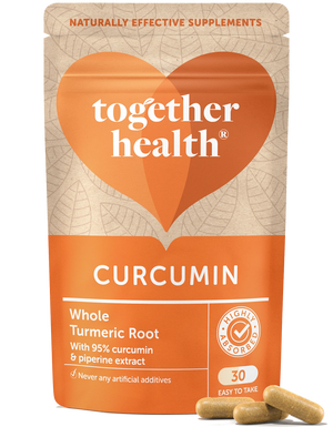 Together Health Curcumin Kapseln (30 Stück), aus der ganzen Kurkumawurzel, in einer Tüte