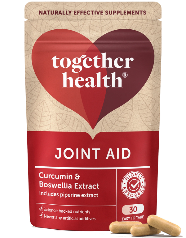 Together Health Joint Aid Kapseln (30 Stück) mit Curcumin, Weihrauch und Piperinextrakt in einer Tüte