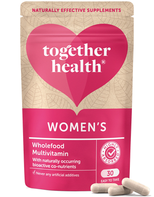 Together Health Women's Kapseln (30 Stück) mit vollwertigen Vitaminen und bioaktiven Co-Nährstoffen in einer Tüte