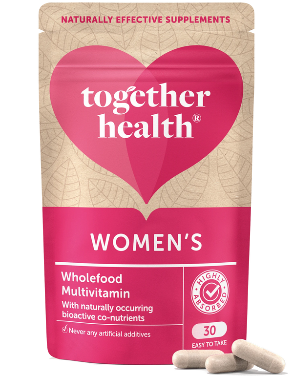 Together Health Women's Kapseln (30 Stück) mit vollwertigen Vitaminen und bioaktiven Co-Nährstoffen in einer Tüte